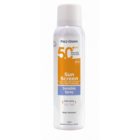 FREZYDERM SUNSCREEN INVISIBLE SPRAY SPF50+   150ML