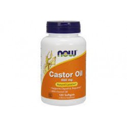 NOW CASTOR OIL 650MG 120SOFTGELS