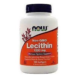 NOW LECITHIN 1200MG 100SOFTGELS