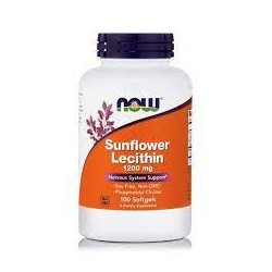 NOW SUNFLOWER LECITHIN 1200MG 100SOFTGELS