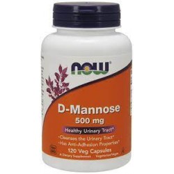 NOW D-MANNOSE 500MG 120CAPS