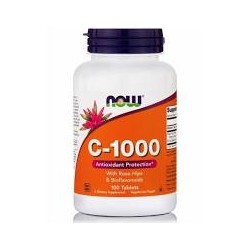 NOW C-1000 WITH ROSE HIP & BIOFLANOIDS 100TABS