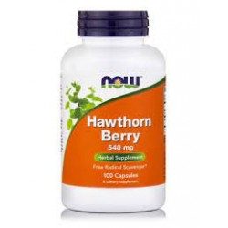 NOW HAWTHORN BERRY 540MG 100CAPS