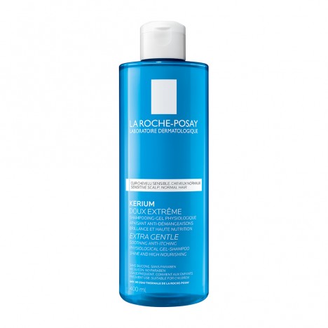 LA ROCHE POSAY KERIUM SHAMPOOING GEL DOUX EXTREME FOR NORMAL HAIR 400ML