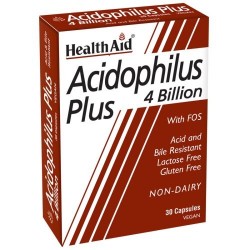 HEALTH AID ACIDOPHILUS PLUS 4 BILLION 30CAPS