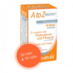 HEALTH AID A TO Z MULTIVIT 90TAB