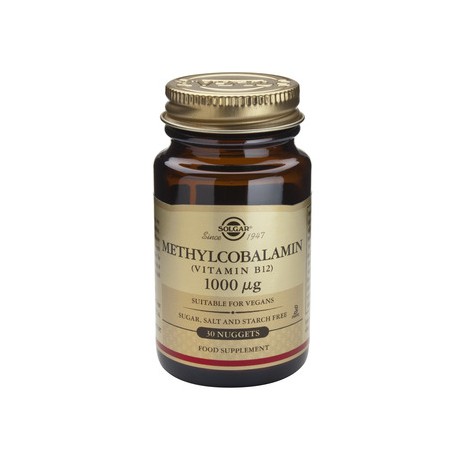 SOLGAR  METHYLCOBALAMIN (VITAMIN B12) 1000MG 30NUGGETS