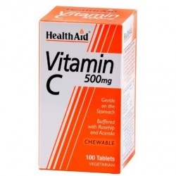 HEALTH AID VITAMIN C 500mg CHEWABLE 100TABS