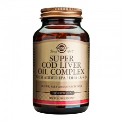 SOLGAR SUPER COD LIVER OIL COMPLEX 60SOFTGELS
