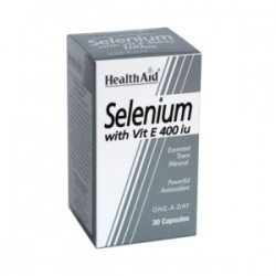 HEALTH AID SELENIUM WITH VIT E 400IU 30CAPS