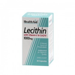 HEALTH AID LECITHIN 1000MG COQ-10 30CAPS