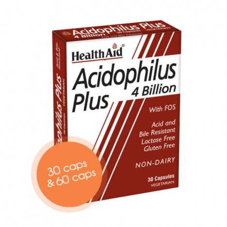 HEALTH AID ACIDOPHILUS PLUS  60CAPS