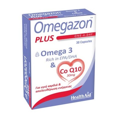 HEALTH AID OMEGAZON PLUS OMEGA 3 & CO Q10 30caps