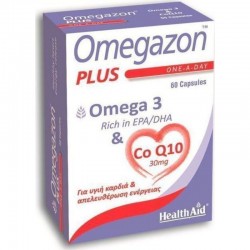 HEALTH AID OMEGAZON PLUS OMEGA 3 & CO Q10 30MG 60TABS