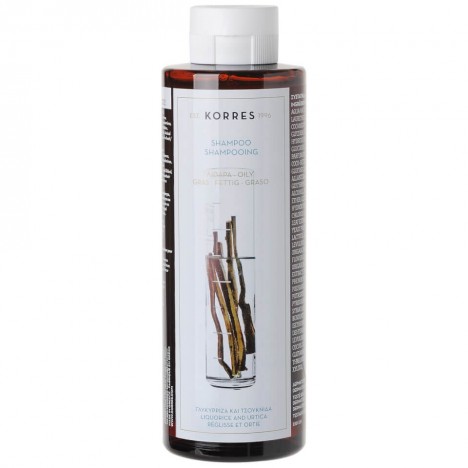 KORRES SHAMPOO ΓΛΥΚΥΡΡΙΖΑ & ΤΣΟΥΚΝΙΔΑ ΛΙΠΑΡΑ ΜΑΛΛΙΑ 250 ML