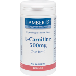 LAMBERTS L-CARNITINE 500MG 60TABS