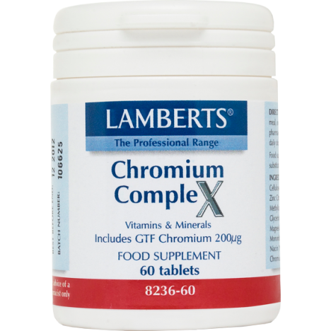 LAMBERTS CHROMIUM COMPLEX 60TABS