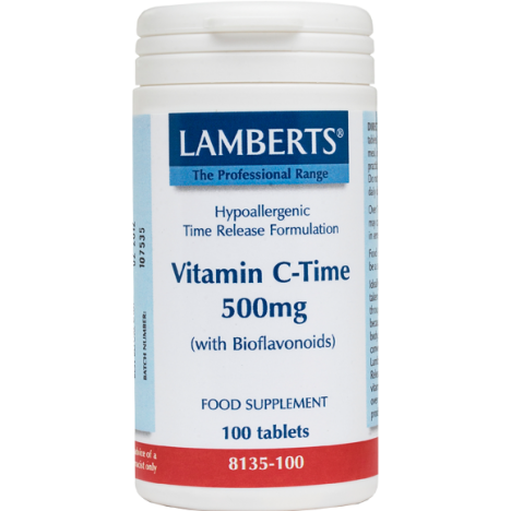 LAMBERTS VITAMIN C-TIME 500MG 100TABS