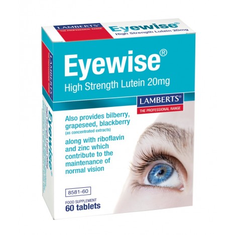 LAMBERTS EYEWISE HIGH STRENGTH LUTEIN 200MG 60TAB