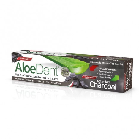 OPTIMA  ALOEDENT CHARCOAL TOOTHPASTE 100ML