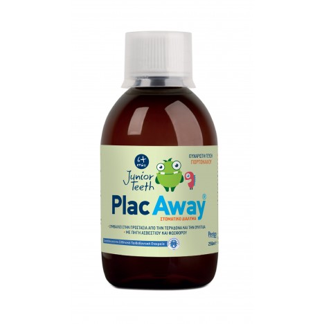 PLAC AWAY JUNIOR TEETH ΣΤΟΜΑΤΙΚΟ ΔΙΑΛΥΜΑ 250ML