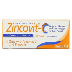 HEALTH AID ZINCOVIT 60 TABS