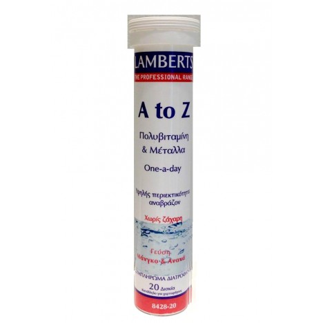 LAMBERTS A TO Z 20 EFF. TABS