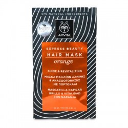 APIVITA EXPRESS BEAUTY HAIR MASK ORANGE SHINE & REVITALIZING 20ML