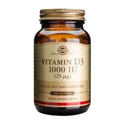 SOLGAR VITAMIN D3 1000IU SOFTGELS 100S