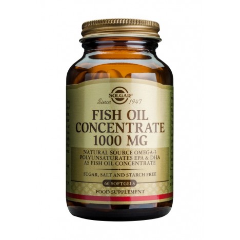 SOLGAR FISH OIL CONCETRATE 1000οMG SOFTGELS 60S