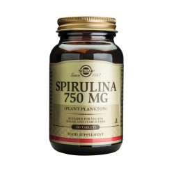 SOLGAR SPIRULINA 750MG 100TABS