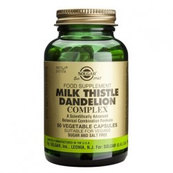 SOLGAR MILK THISTLE DANDELION COMPLEX 50CAPS