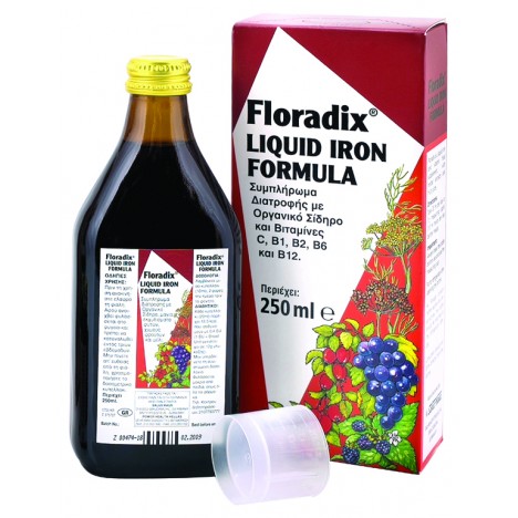 SALUS-HAUS FLORADIX LIQUID IRON FORMULA 250ML