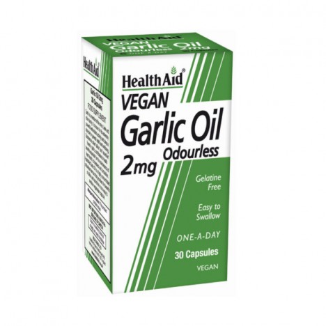 HEALTH AID GARLIC OIL 2MG 30CAPS