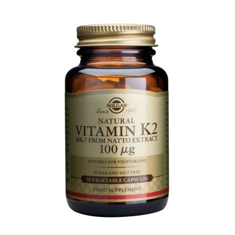 SOLGAR VITAMIN K2 100MG 50CAPS