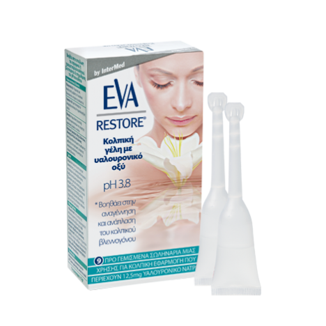 EVA RESTORE VAGINAL GEL 9 APPLICATORS