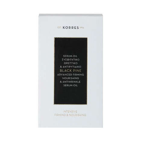 KORRES ΜΑΥΡΗ ΠΕΥΚΗ SERUM OIL 30ML