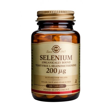 SOLGAR SELENIUM 200MG 100TABS