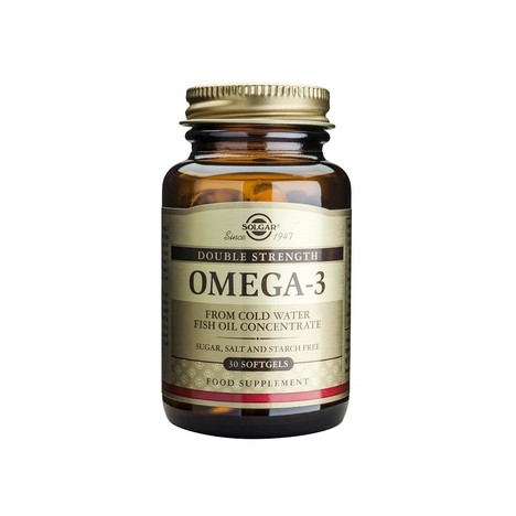 SOLGAR OMEGA-3 DOUBLE STRENGTH 30SOFTGELS