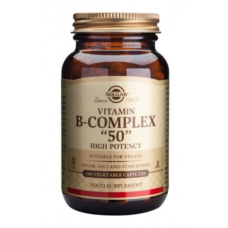 SOLGAR VITAMIN B-COMPLEX 50 100VEGICAPS