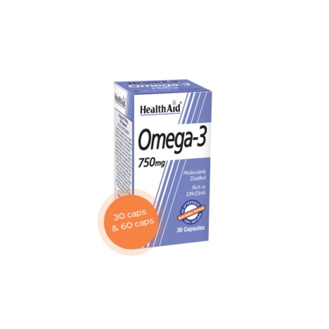 HEALTH AID OMEGA-3 750MG 60CAPS