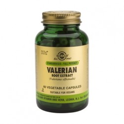 SOLGAR STANDARDISED VALERIAN  ROOT EXTRACT 60CAPS VEGETABLE