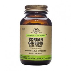 SOLGAR KOREAN GINSENG ROOT EXTRACT 60VEGICAPS