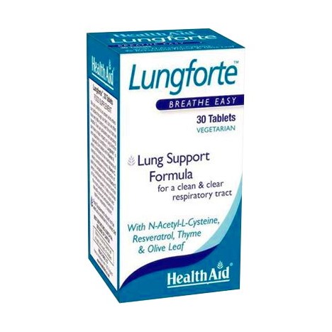 HEALTH AID LUNGFORTE 30 TABLETS