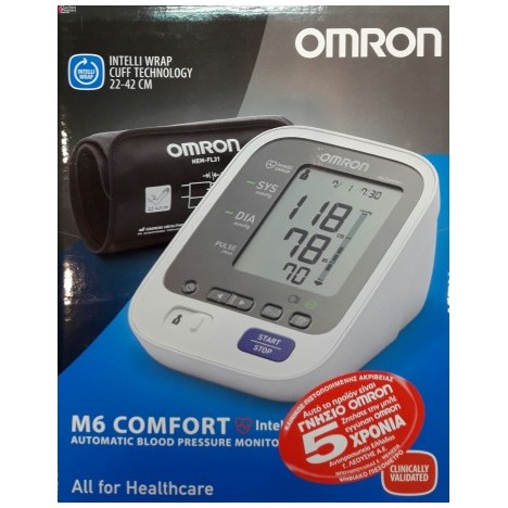 OMRON ΠΙΕΣΟΜΕΤΡΟ M6 COMFORT HEM 7321 AUTOMATIC INTELLISENSE