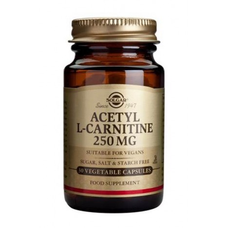 SOLGAR ACETYL L-CARNITINE 250MG VEGICAPS 30S