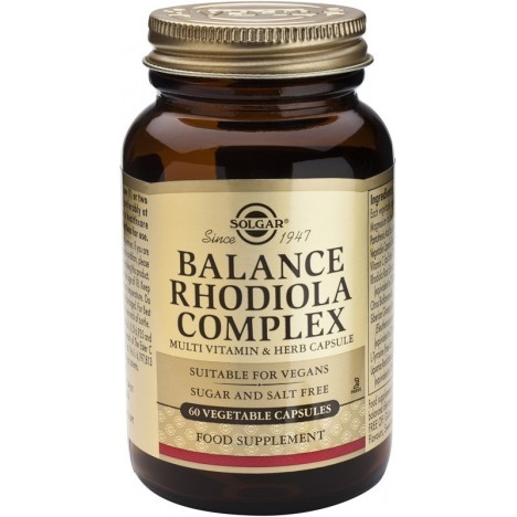 SOLGAR BALANCE RHODIOLA COMPLEX  VEG CAPS 60s