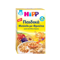 HIPP ΠΑΙΔΙΚΟ ΜΟΥΣΛΙ ΜΕ ΦΡΟΥΤΑ 200GR