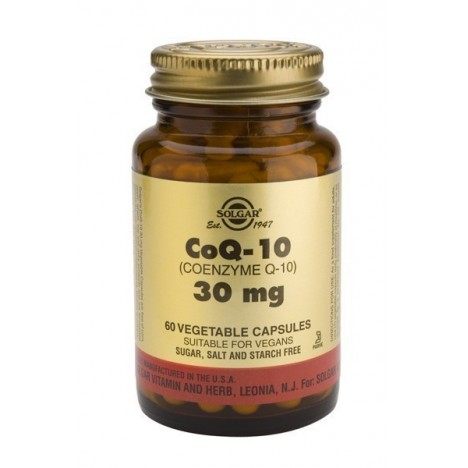 SOLGAR COENZYME Q-10 30MG VEG TABS 60S