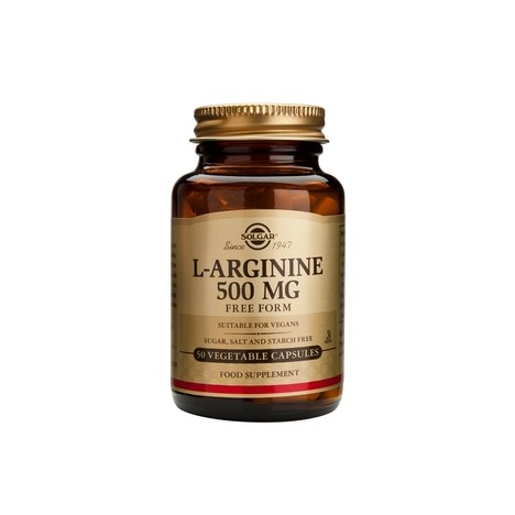 SOLGAR L-ARGININE 500MG 50CAPS